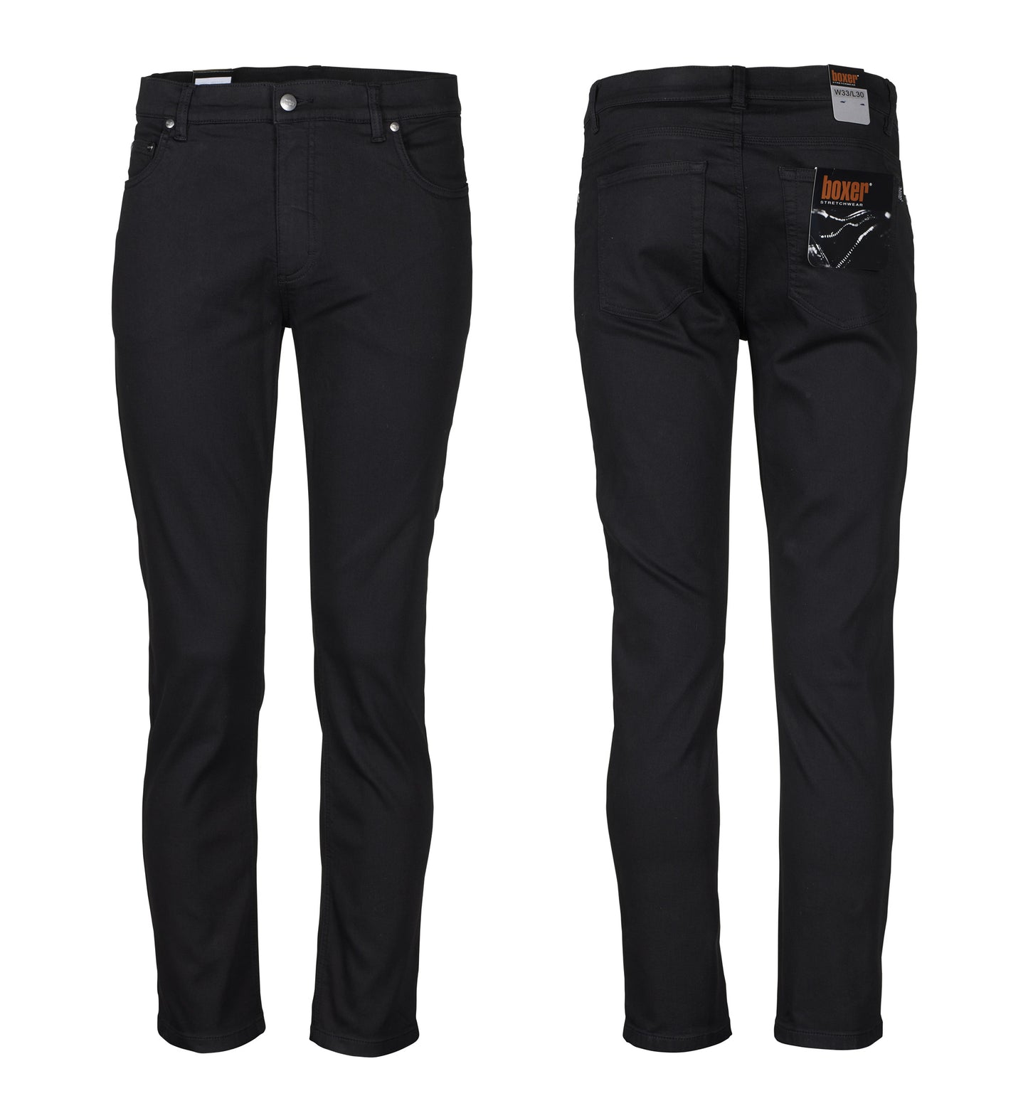 809-1120 Classic fit-Sigma Stretchdenim-Black