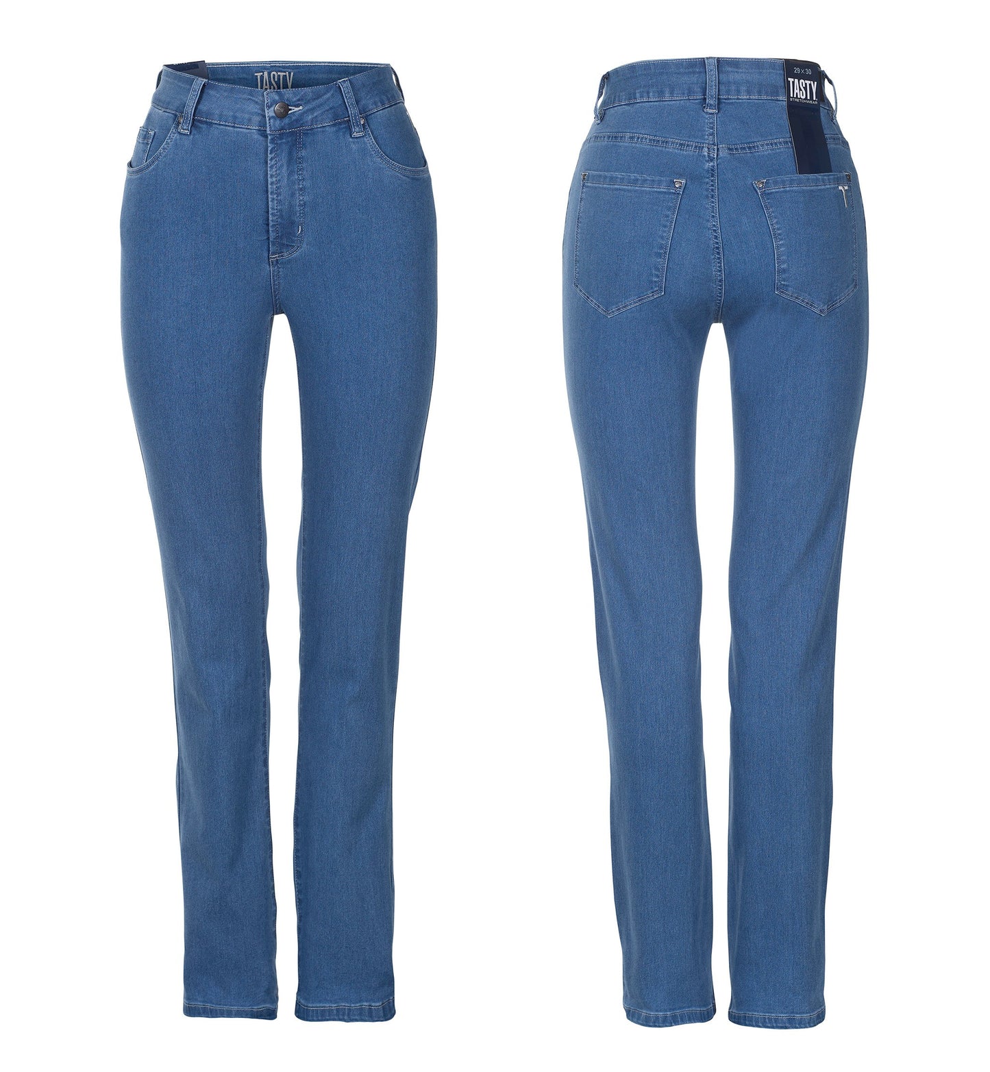 890-0312 Lift fit-Napoli Stretchdenim-Stonewash