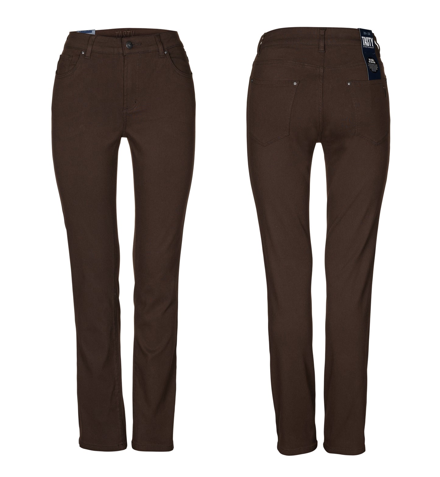 890-0830 Lift fit-Porto Stretchtwill-Dark Brown LEVERANS VECKA 36