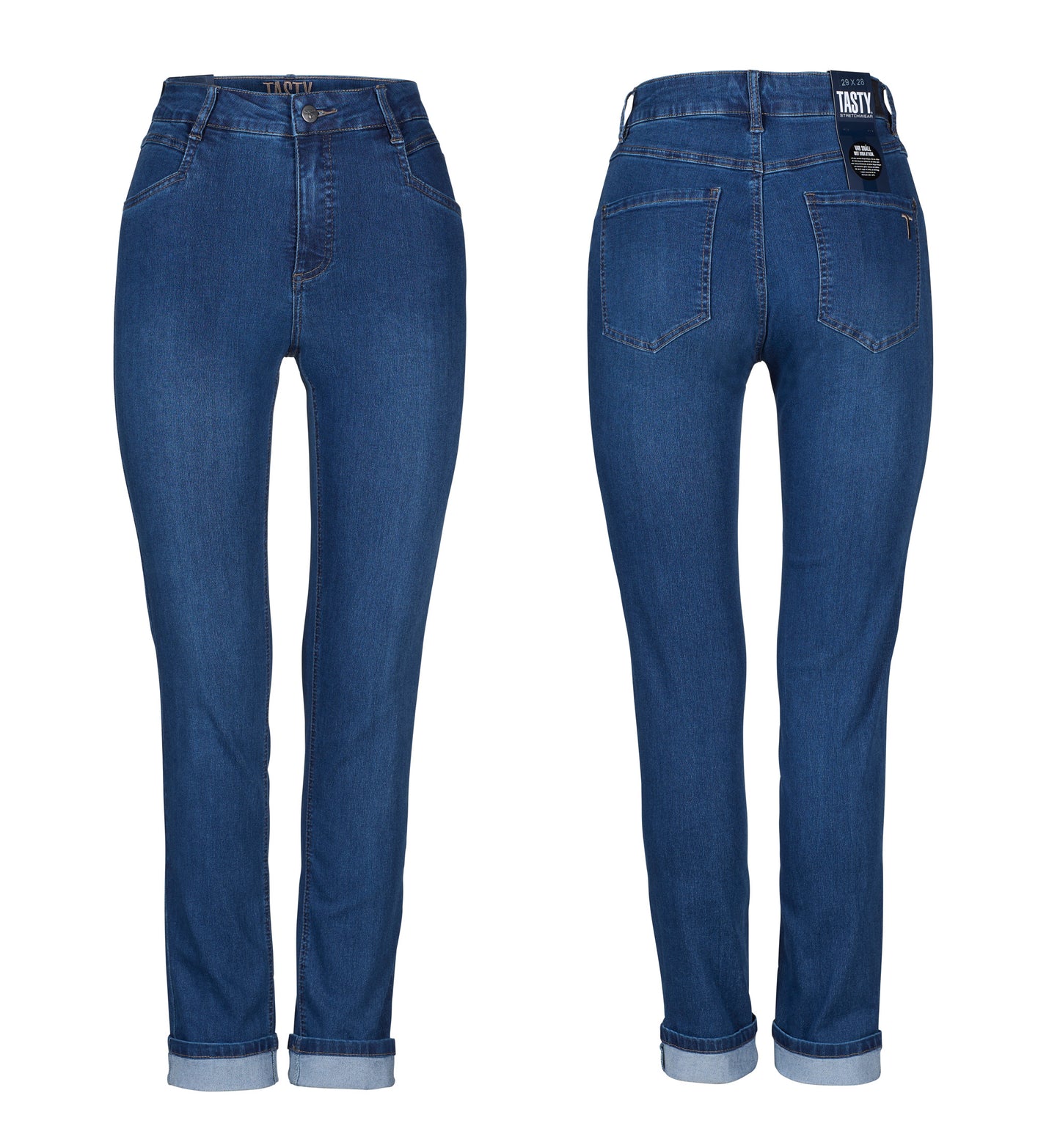 890-1711 Lift fit L28-Firenze Stretchdenim-Stonewash