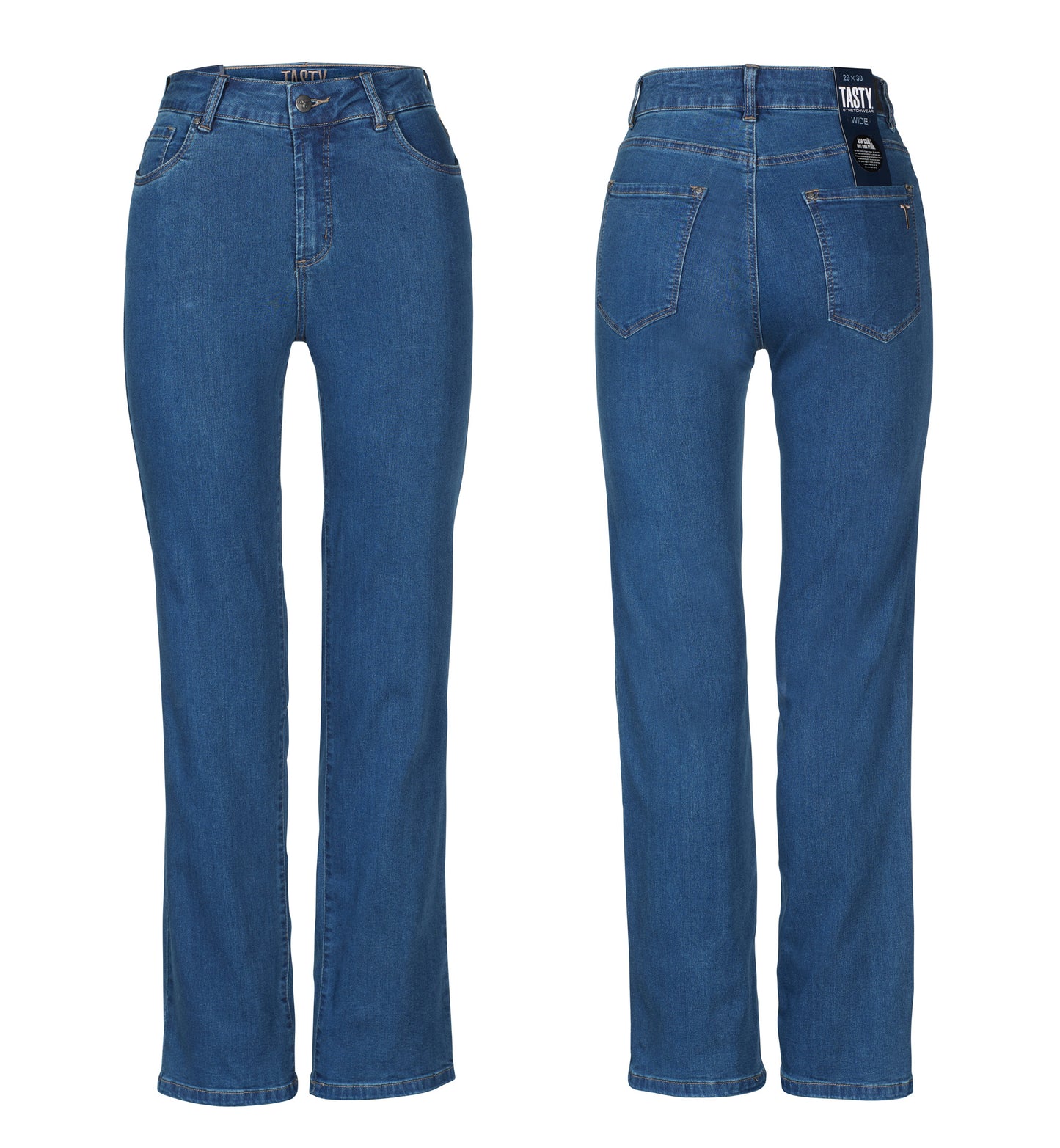 890-1912 Lift fit Wide-Emilia Stretchdenim-Stonewash