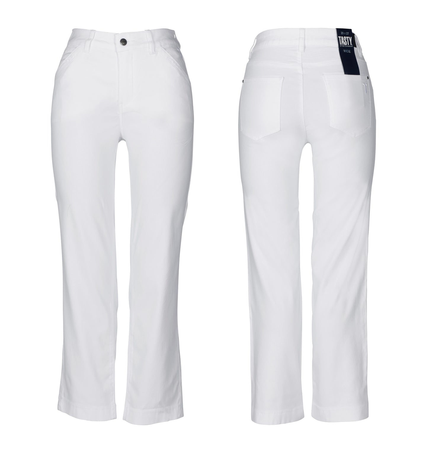 890-6600 Lift fit Wide L27-Malena Stretch-White