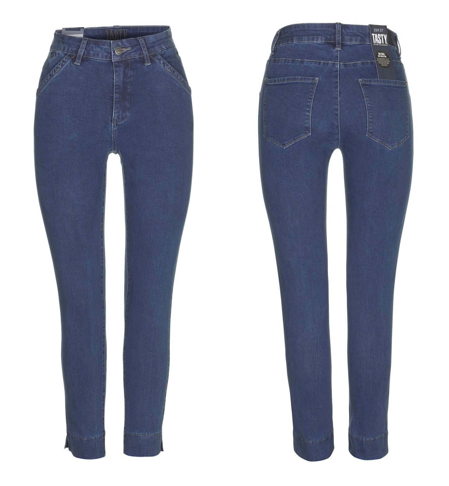 890-6813 Lift fit L27-Verona Stretchdenim-Dark Stonewash
