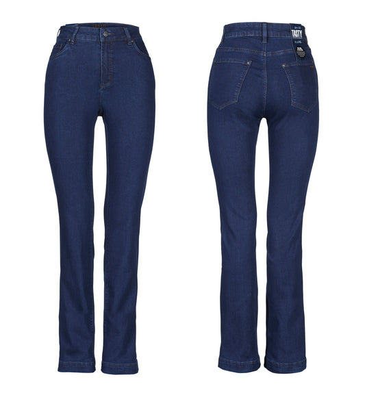 890-6910 Lift fit Flare L32-Ancona Stretchdenim-Blue